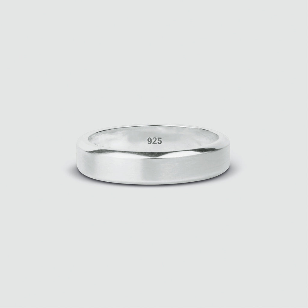 Tamir - Matt Silver Ring 6mm