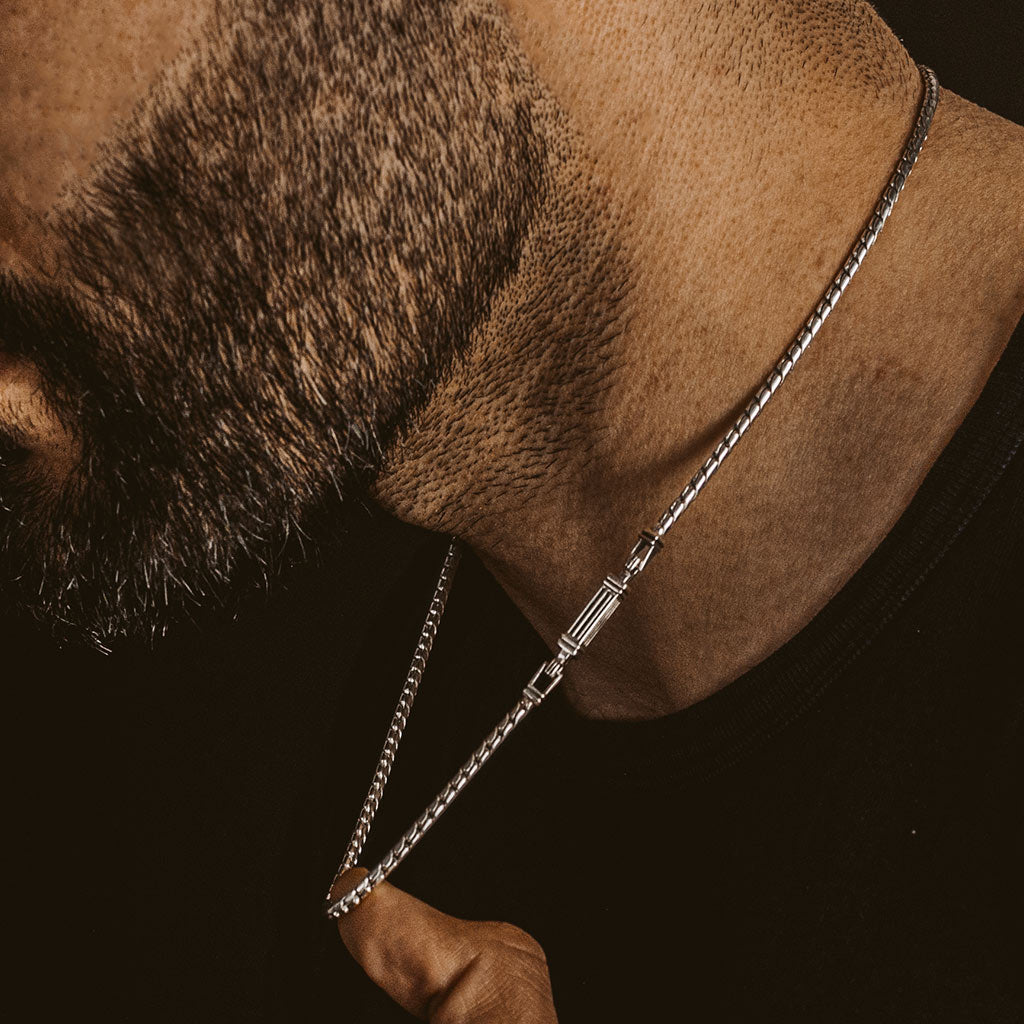 Emir - Sterling Silver Minimalist Necklace 2.5mm