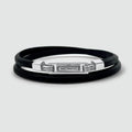 Rami - Genuine Black Leather Bracelet 5mm