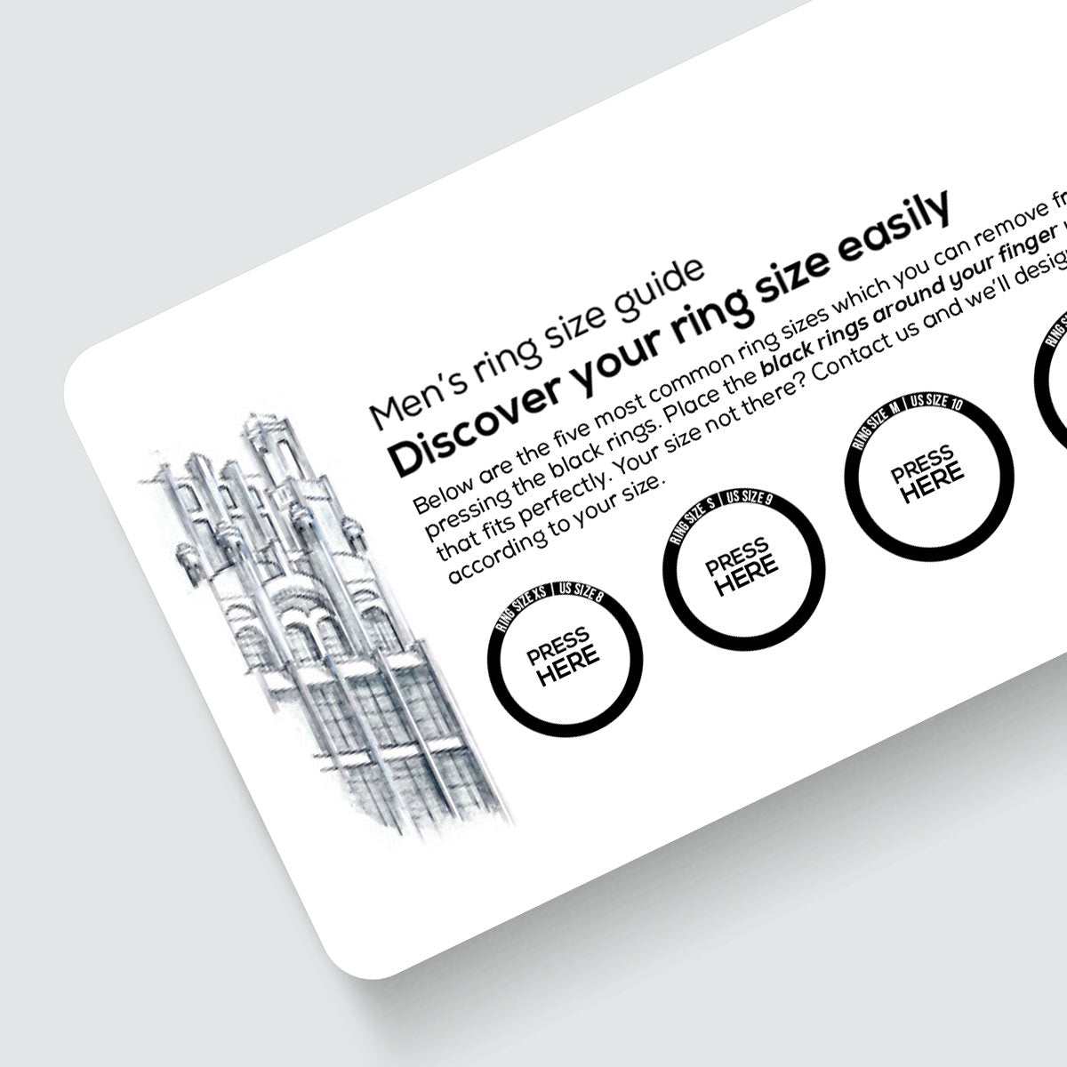Ring sizer tool