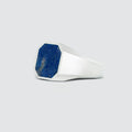 Kadar - Blue Lapis Lazuli Stone Signet Ring 13mm