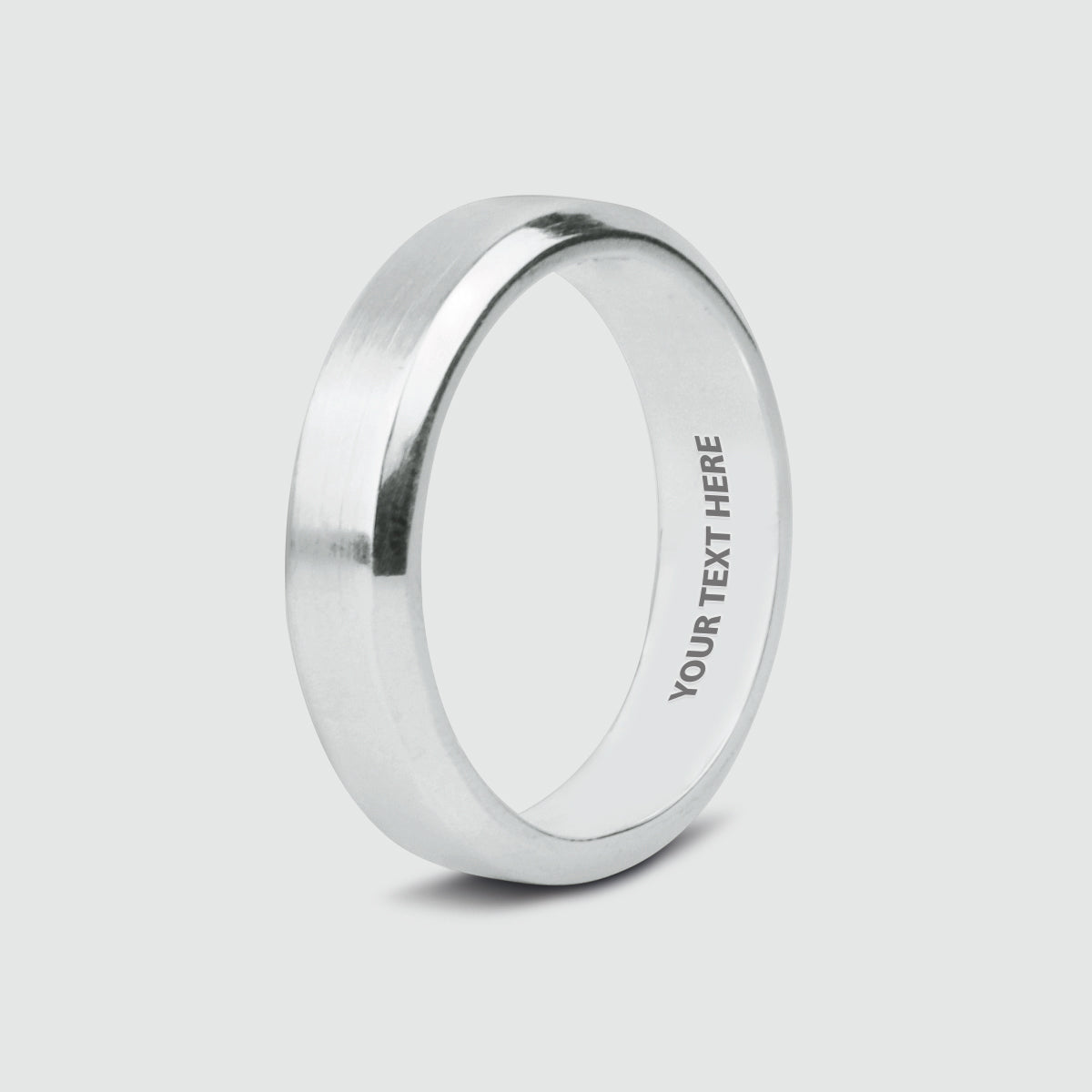 Tamir - Matt Silver Ring 6mm