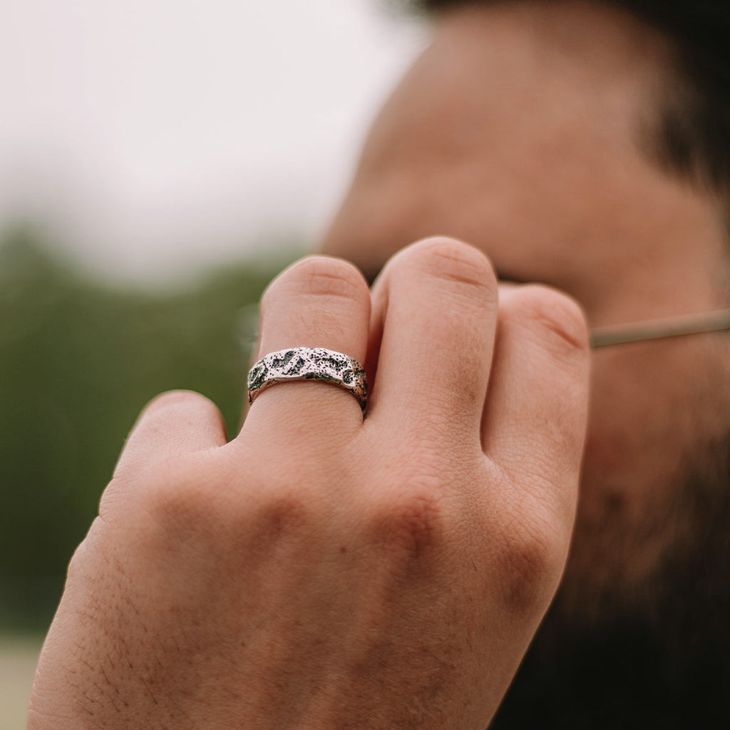 Tarif - Unique Sterling Silver Ring 7mm