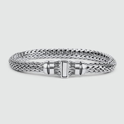 Mirza - Sterling Silver Braided Bracelet 7mm