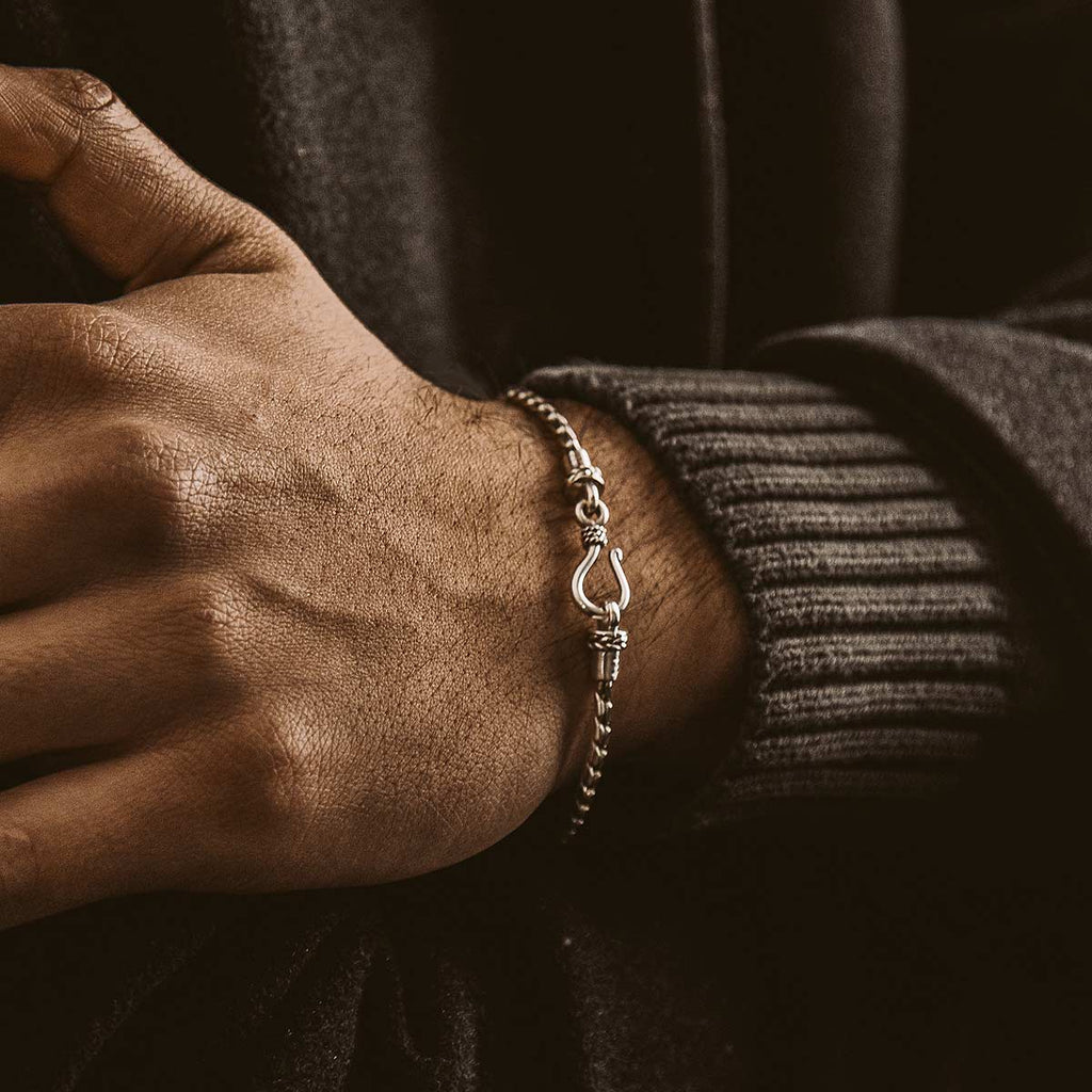Emir -Sterling Silver Minimalist Bracelet 2.5mm