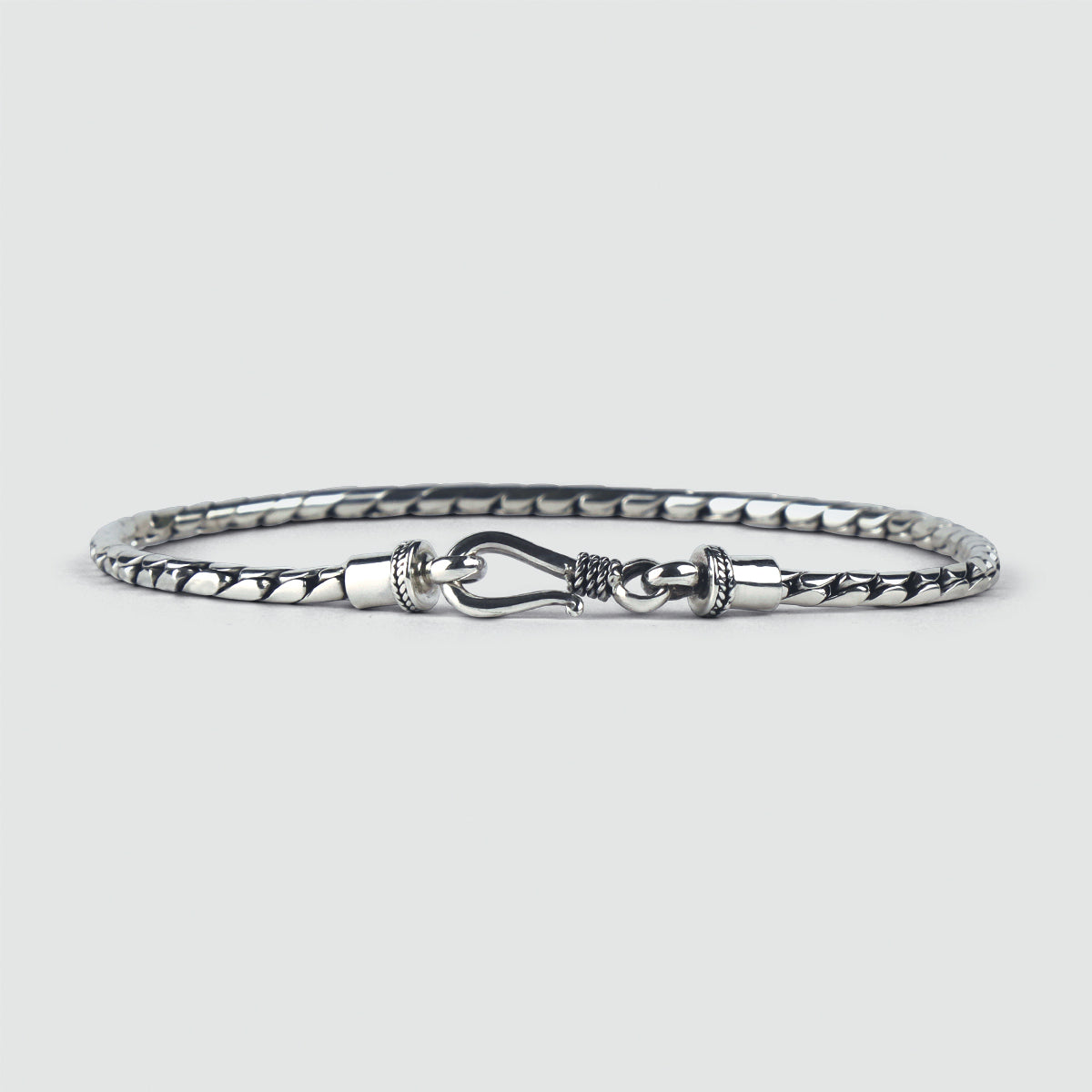 Emir -Sterling Silver Minimalist Bracelet 2.5mm