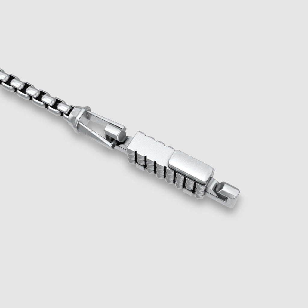 Kamal - Sterling Silver Box Chain Bracelet – 3mm