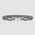 Rasim - Silver Braided Hexagon Bracelet 6mm