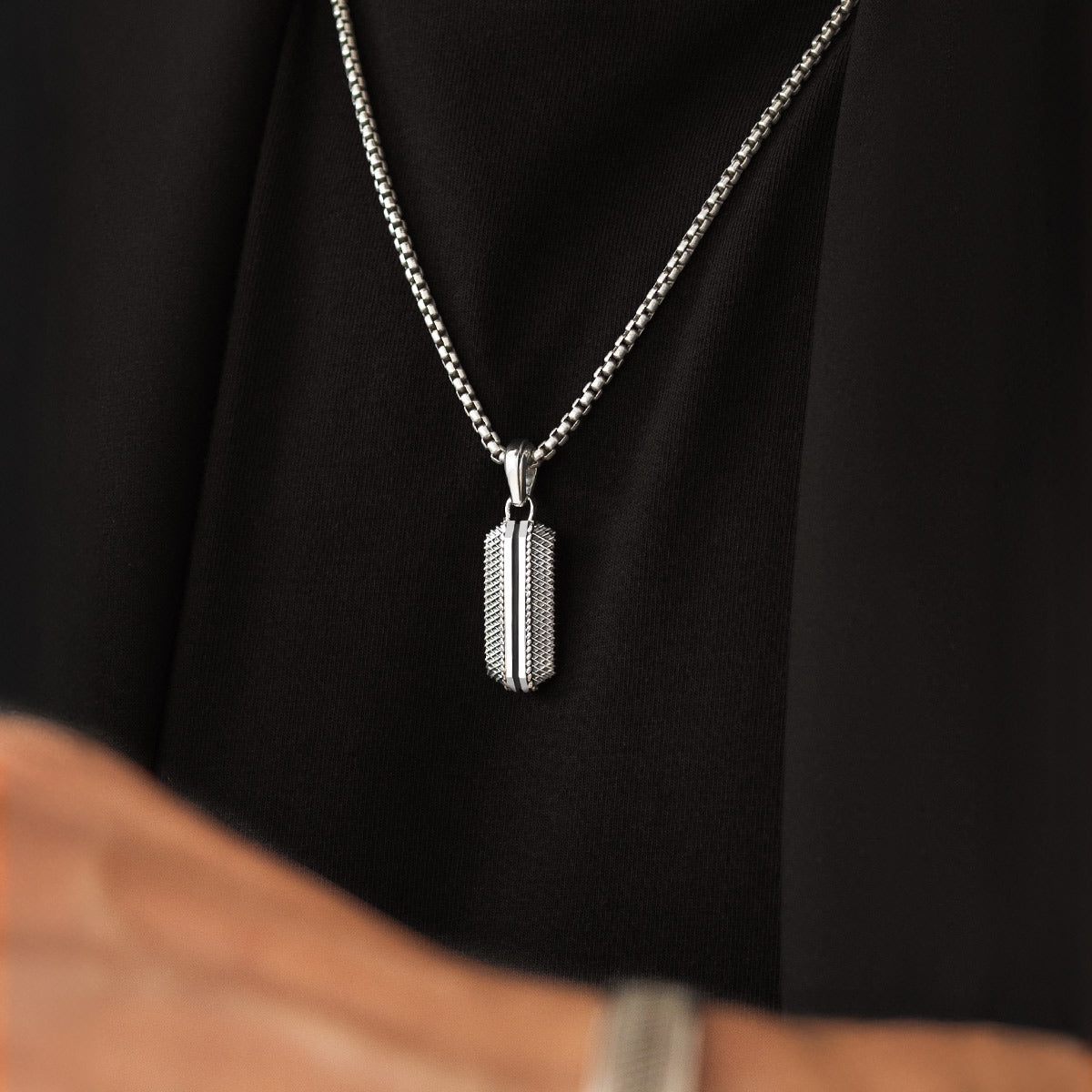 Kaliq Oxidised Pendant and Ring - set