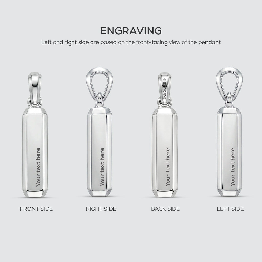 Jamil - Solid Sterling Silver Pendant