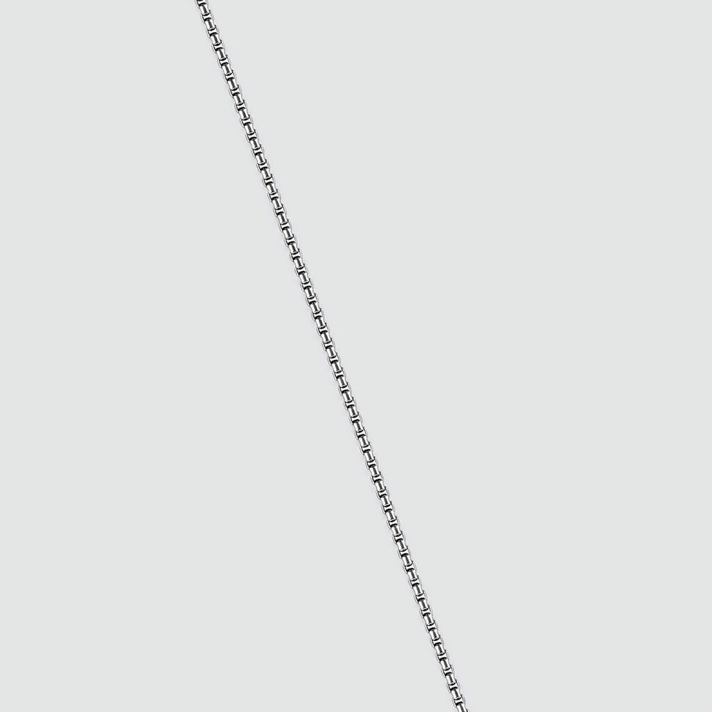 Kamal - Sterling Silver Venetian Box Chain Necklace 2mm