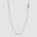 Kamal - Sterling Silver Venetian Box Chain Necklace 2mm
