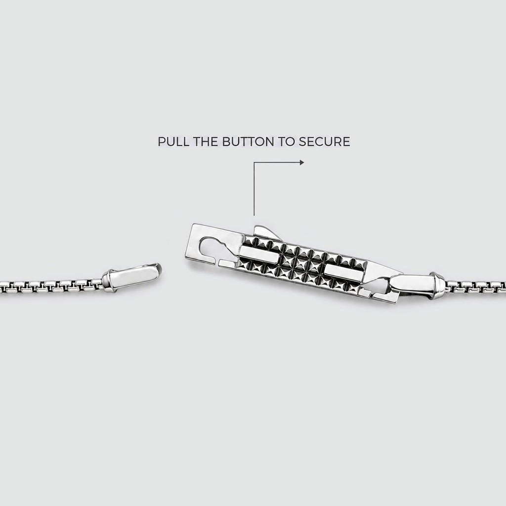 Kamal - Sterling Silver Venetian Box Chain Necklace 2mm