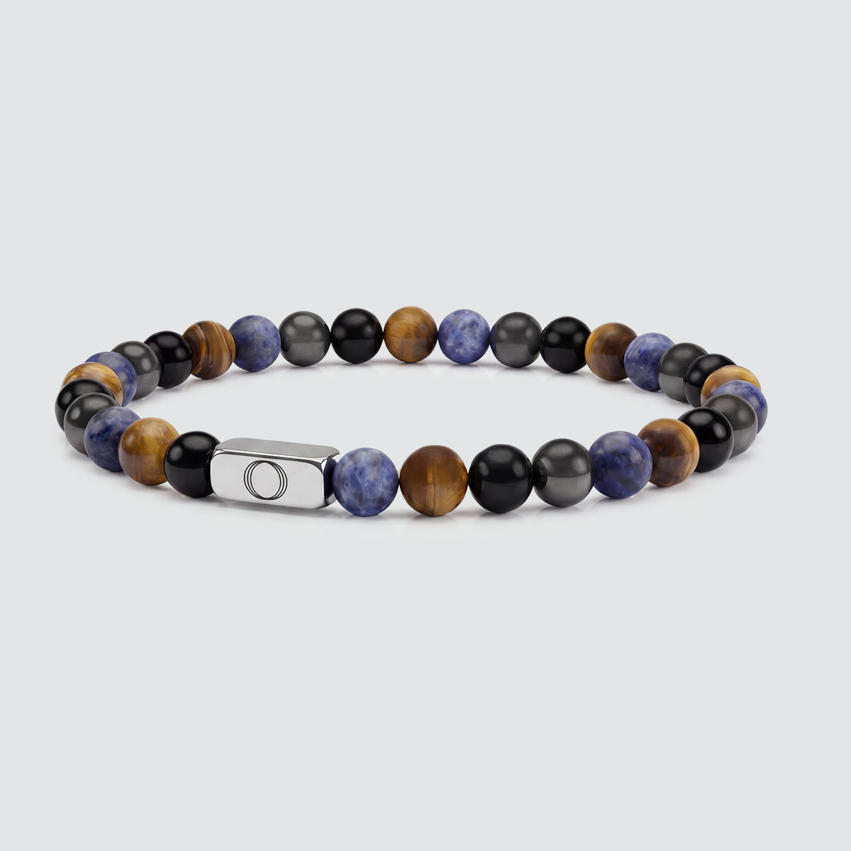 Mazij - Four Stone Beaded Bracelet 6mm