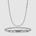Wasil & Wasim Curb Chain and Bracelet - set