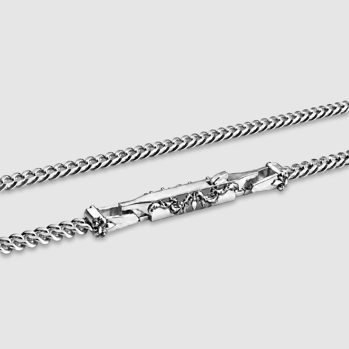 Wasil - Sterling Silver Curb Chain Necklace 3mm