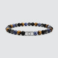 Mazij - Four Stone Beaded Bracelet 6mm