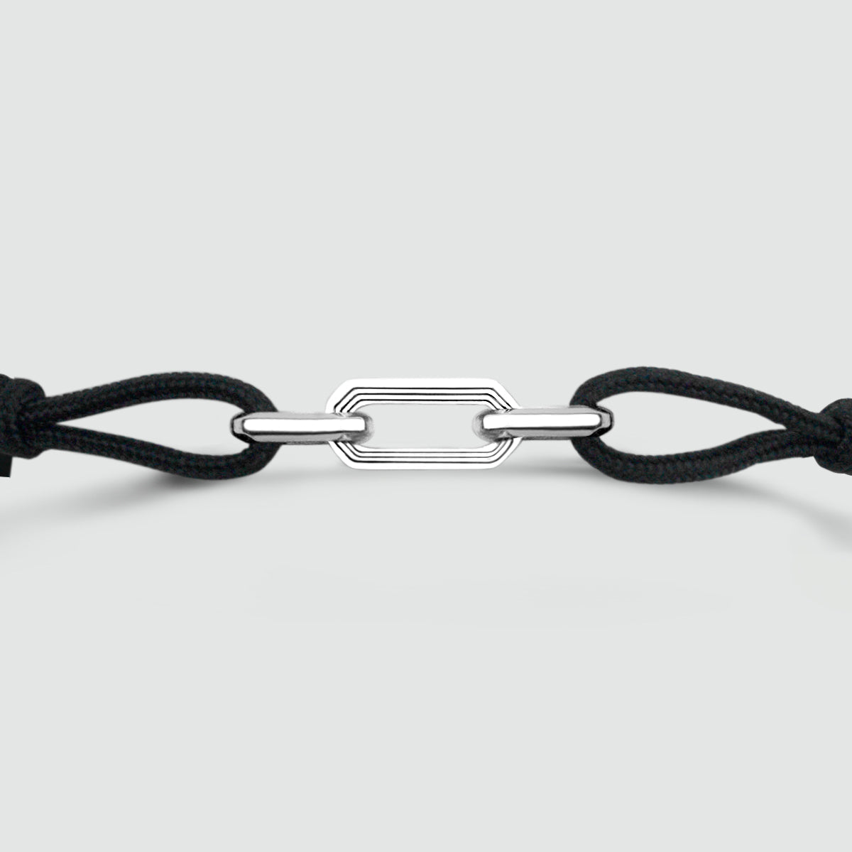 Aarif – Black Rope Chain Link Bracelet