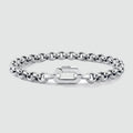 Ishak - Sterling Silver Chain Link Bracelet 6mm
