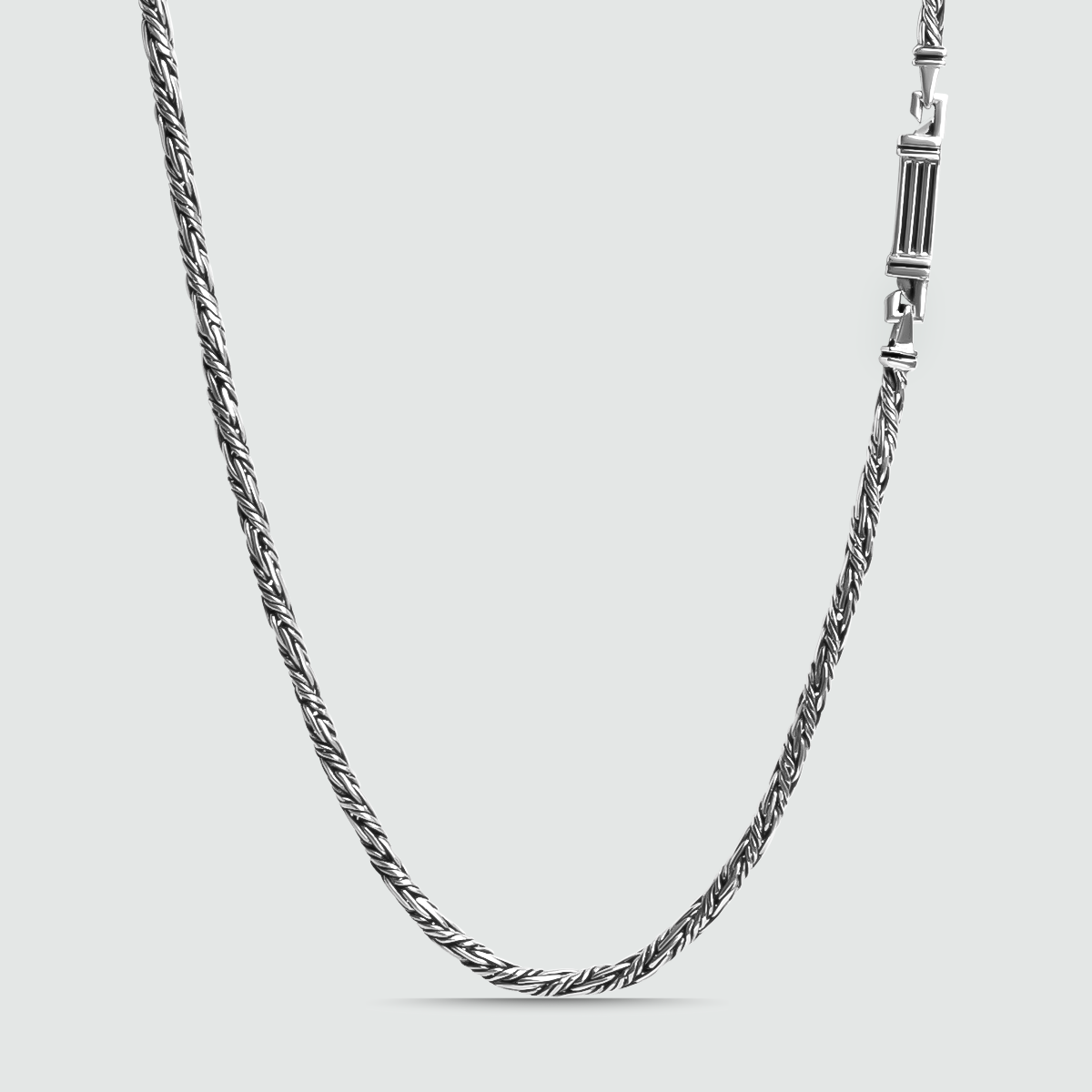 Nadir Twisted Rope Chain and Bracelet - set