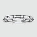 Aqwas - Sterling Silver Chain Link Bracelet 9.5mm