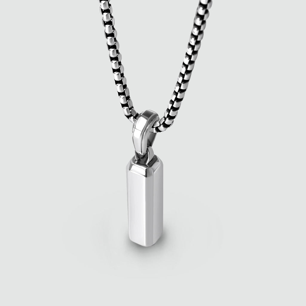Jalil - Sterling Silver Black Onyx Pendant