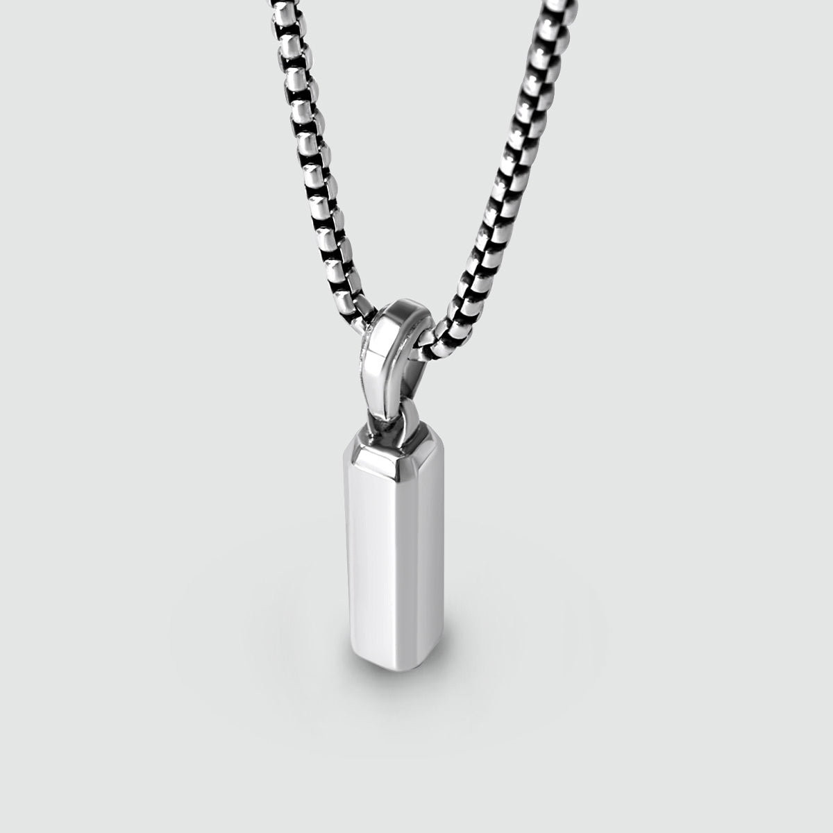 Jalil - Sterling Silver Black Onyx Pendant