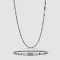 Ramsi Cavetto Chain and Bracelet - set