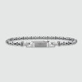 Ramsi - Cavetto Sterling Silver Byzantine Bracelet 3.5mm