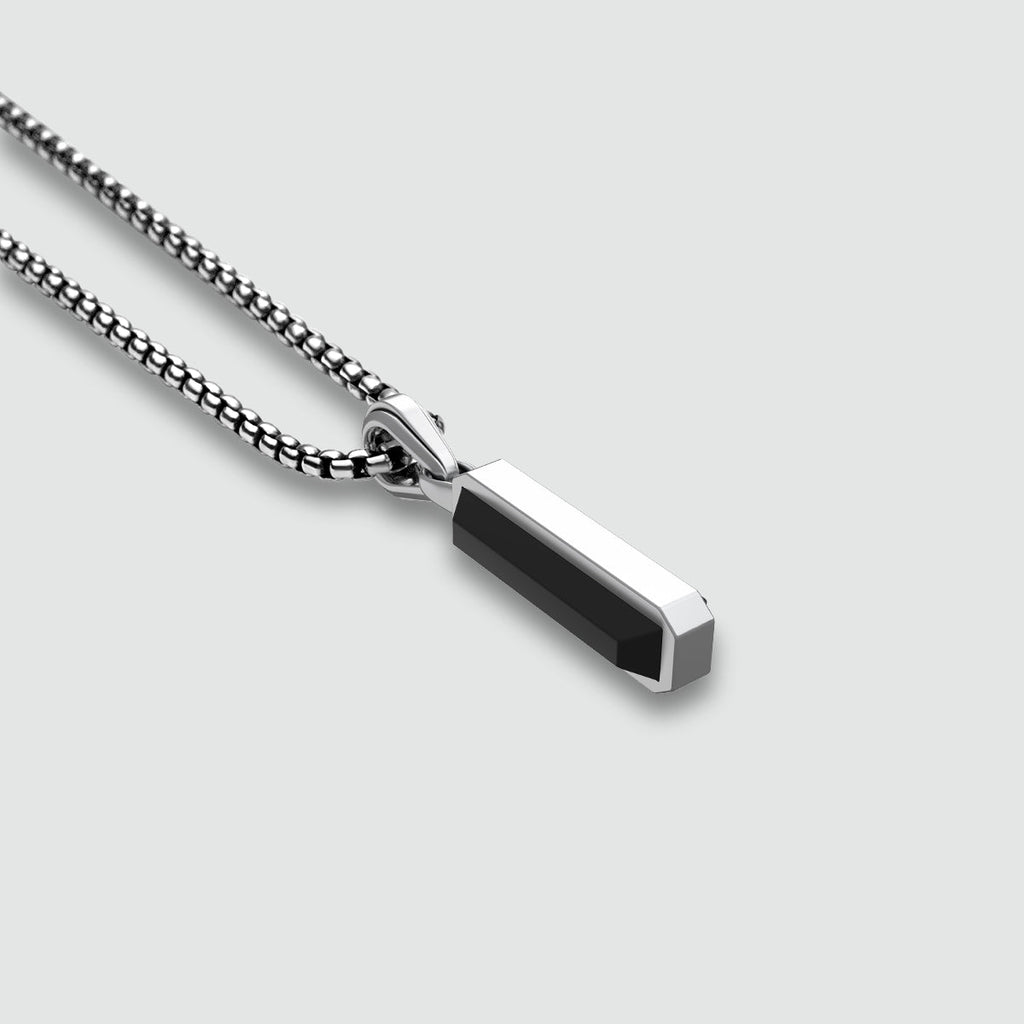 Samir – Sterling Silver Black Onyx Pendant