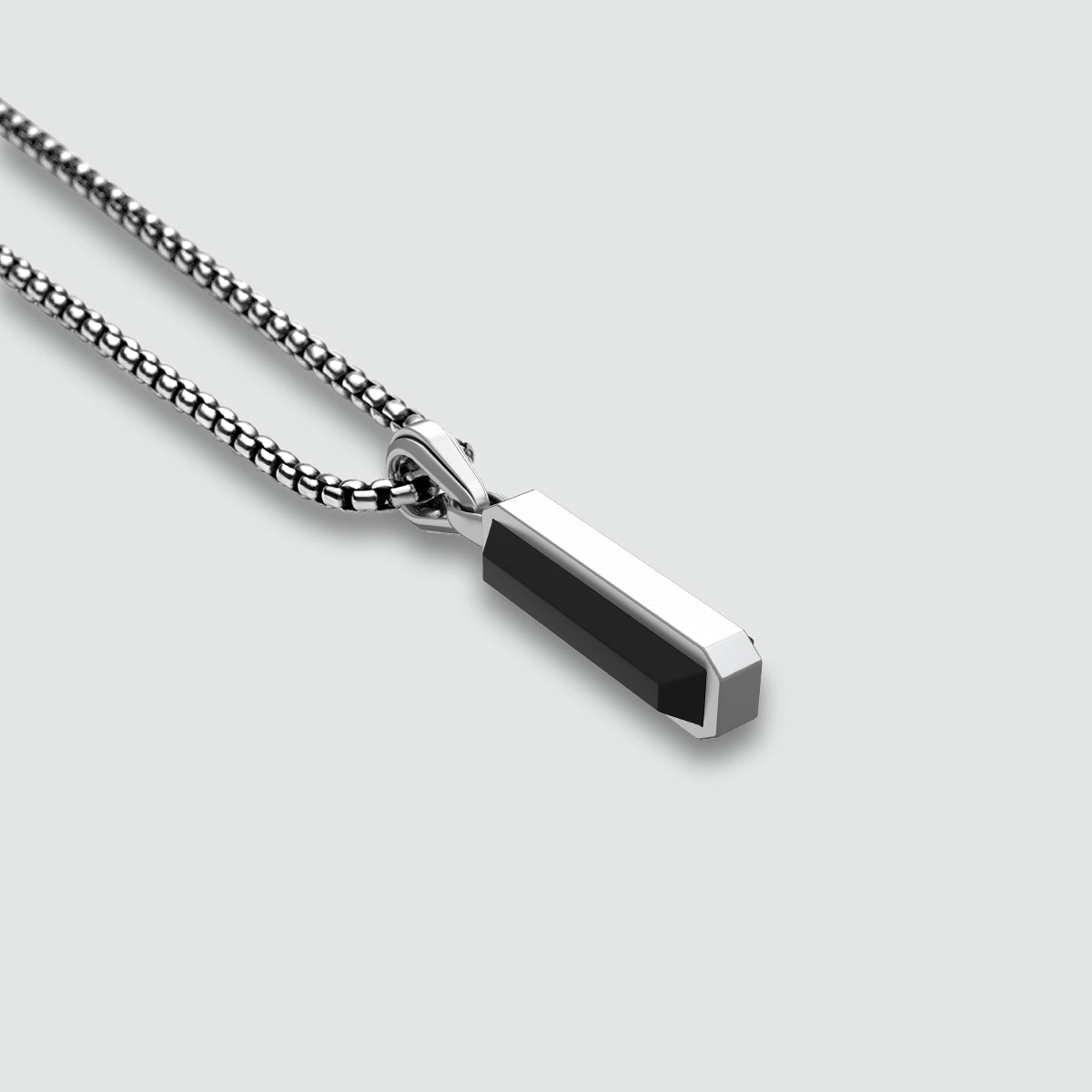 Samir – Sterling Silver Black Onyx Pendant