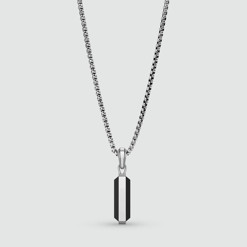 Samir – Sterling Silver Black Onyx Pendant