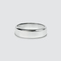 Malik - Plain Sterling Silver Ring 7mm