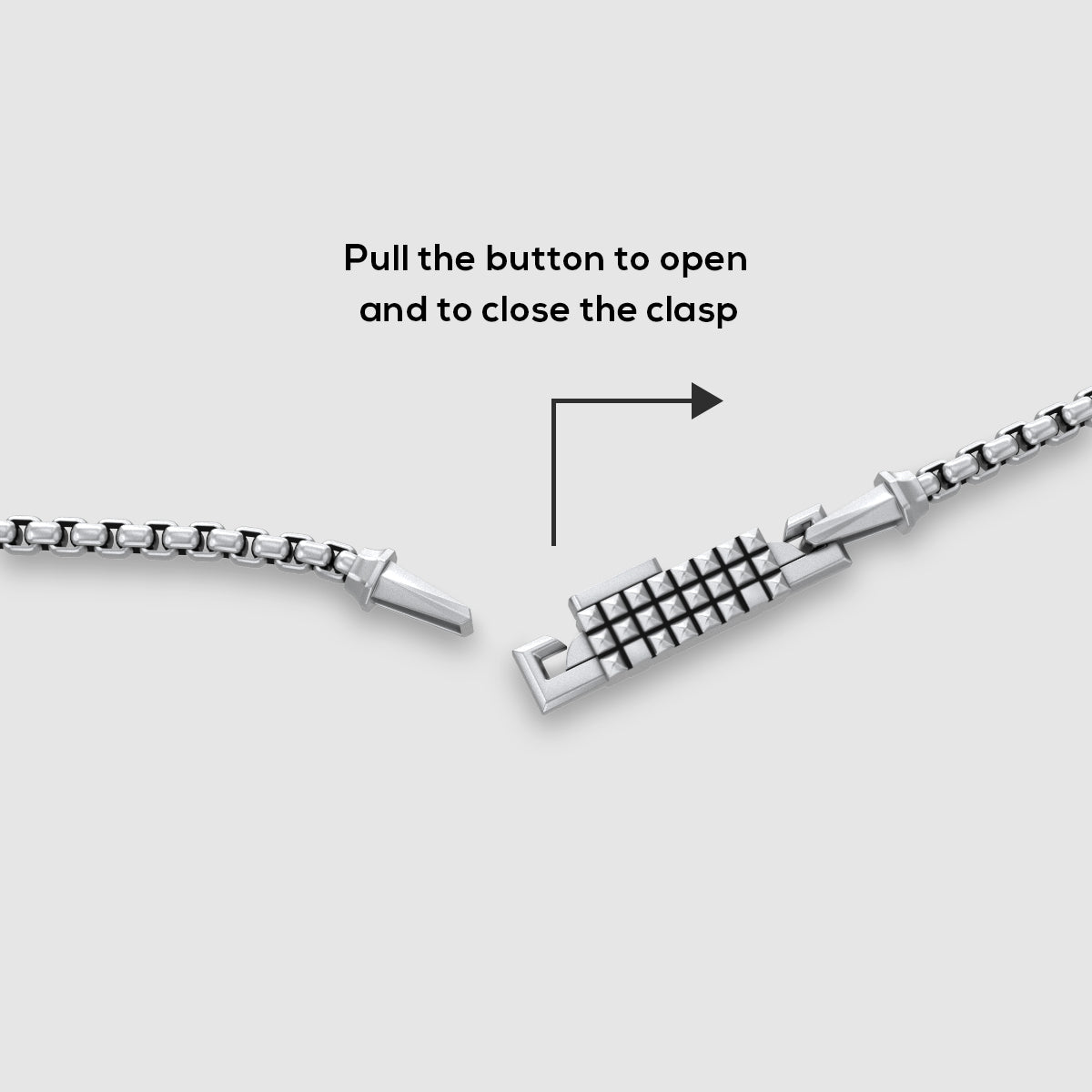 Kamal - Sterling Silver Box Chain Bracelet – 3mm