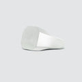 Tameem - Matt Brushed Silver Signet Ring 13mm