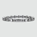 Khaled - Sterling Silver Brutalist Bracelet 6.5mm